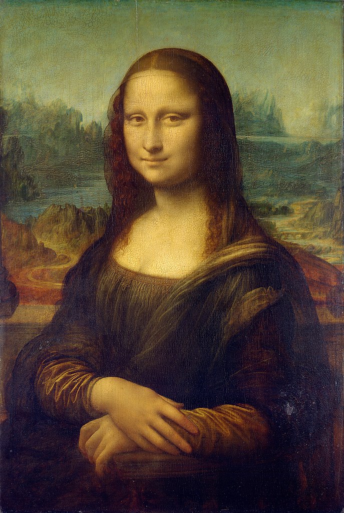 Mona Lisa là một bức chân dung thế kỷ 16 được vẽ bằng chất liệu sơn dầu trên một tấm gỗ dương